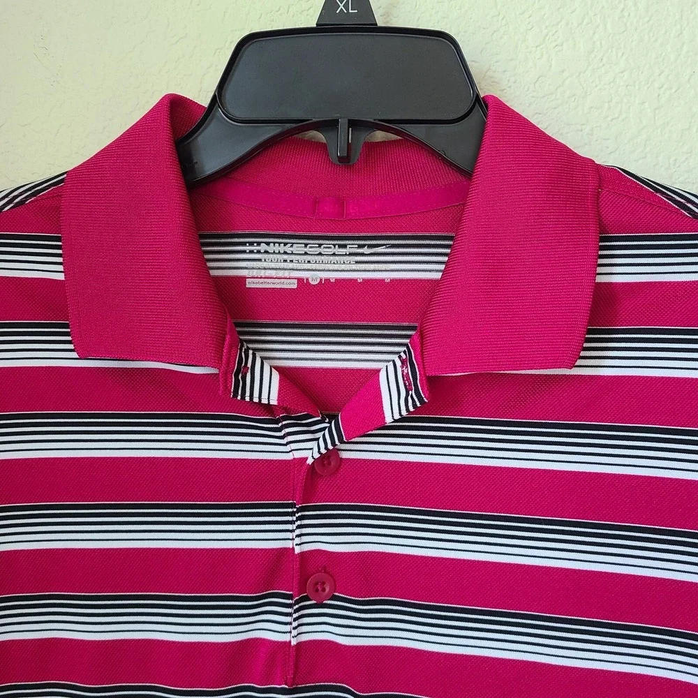 Nike Golf Men Polo Shirt Size M‎ Athletic Outdoors Coach Gym Teacher Casual